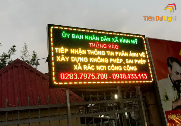 Bảng led chạy chữ có đặc điểm gì?