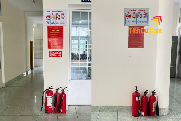 Bảng pccc cần lắp đặt ở vị trí ai cũng có thể nhìn thấy