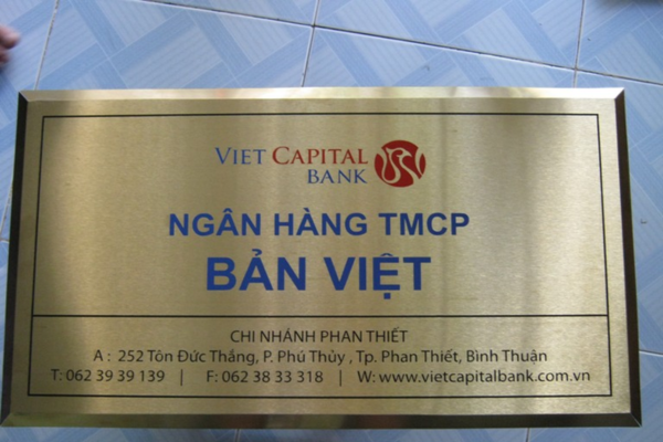 Bảng tên công ty đẹp 