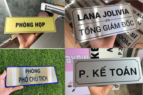 Mẫu bảng tên phòng ban
