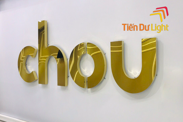 Cập nhật báo giá chữ inox vàng gương mới nhất