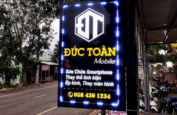 Ưu điểm nổi bật của biển alu âm bản