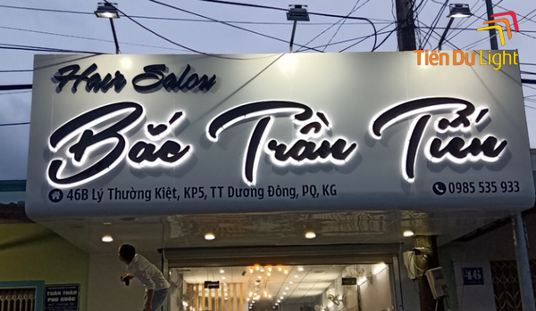 Đặc điểm của biển alu chữ nổi