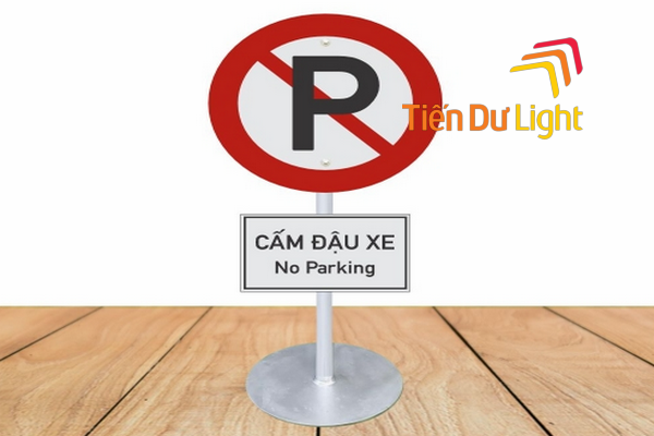 Mẫu biển cấm dừng đỗ xe đẹp