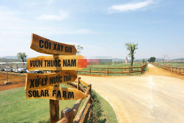 Biển chỉ dẫn bằng gỗ chỉ đường 