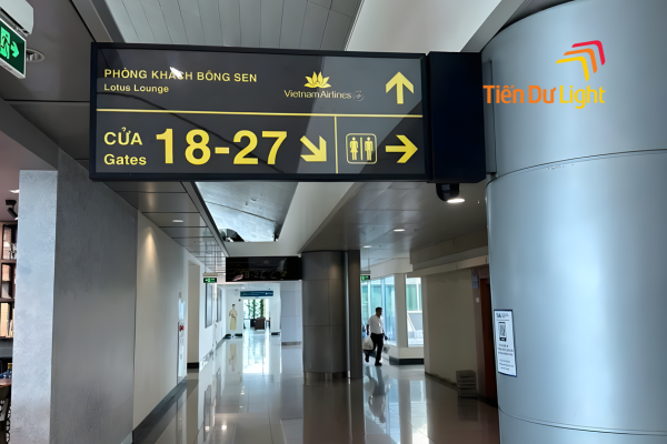 Hệ thống biển chỉ dẫn sân bay đạt chuẩn quốc tế, tối ưu trải nghiệm