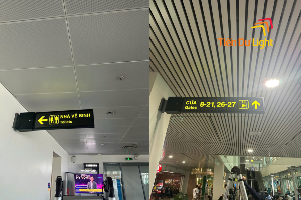 Tiến Dư Light - Đơn vị thi công biển chỉ dẫn sân bay uy tín