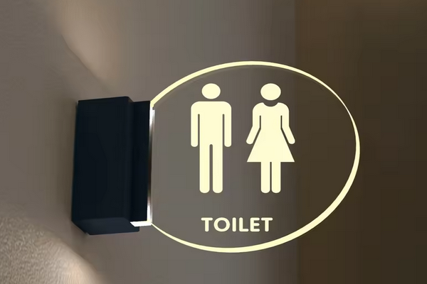 Biển chỉ dẫn wc đa dạng kiểu dáng