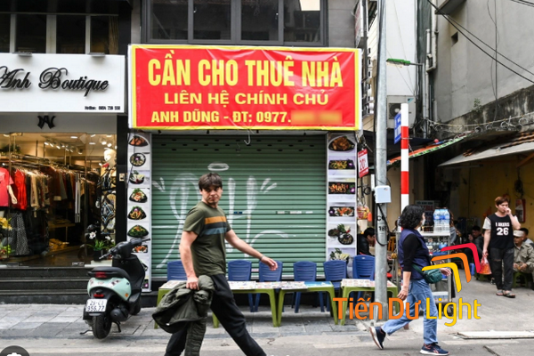 Biển cho thuê nhà đơn giản, giá rẻ