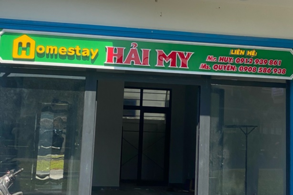 Biển homestay chữ nổi 3D