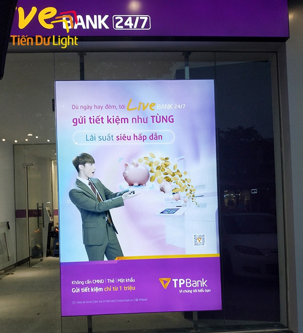 Ưu điểm nổi bật của biển hộp đèn 3M