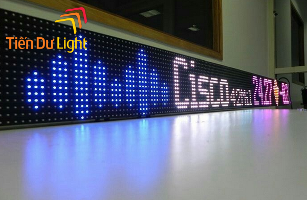 Biển led chạy chữ sử dụng nhiều trong quảng cáo
