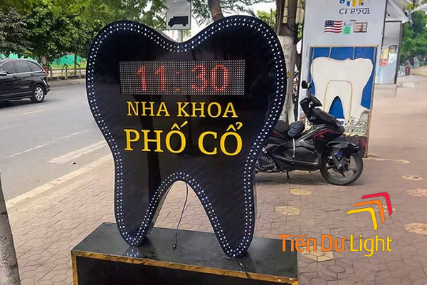 Đặc điểm của biển led hình răng