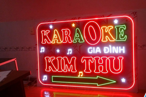 Biển led vẫy karaok