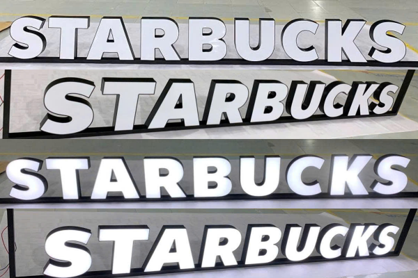 Bộ chữ nổi starbucks Hải Phòng đẹp, nổi bật, tăng nhận diện