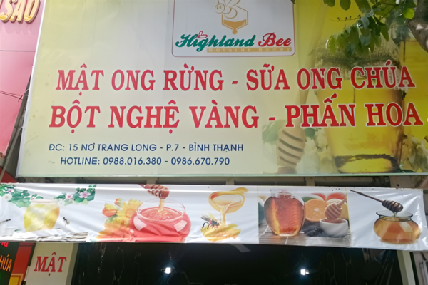 Biển quảng cáo bán mật ong là gì?