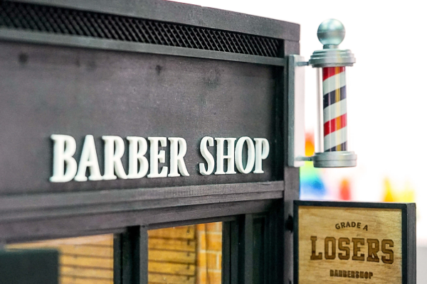 Mẫu biển barber shop đẹp