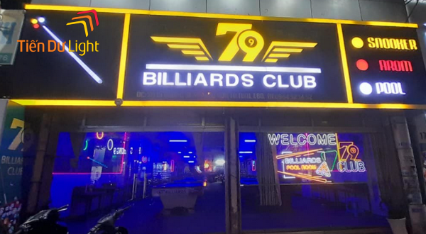 Biển quảng cáo bida đẹp, bắt mắt