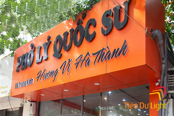 Mẫu biển quảng cáo bún phở đẹp mắt
