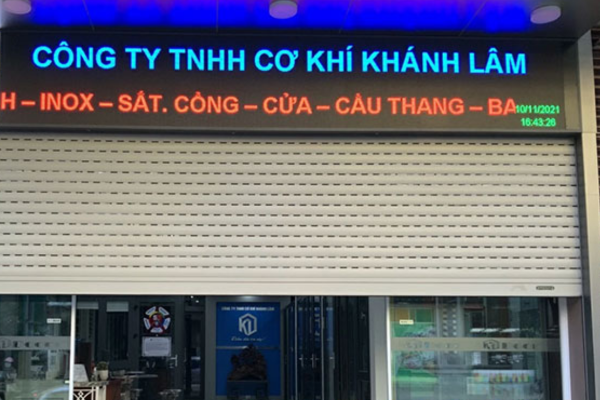 Biển led ma trận công ty cơ khí