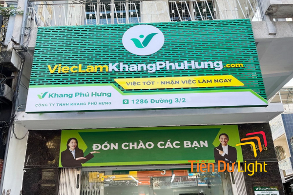 Biển quảng cáo công ty có đa dạng kiểu dáng, vật liệu