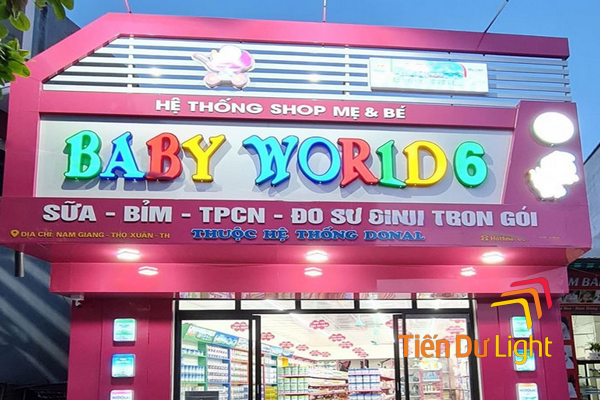 Biển quảng cáo cửa hàng đẹp, giá tốt