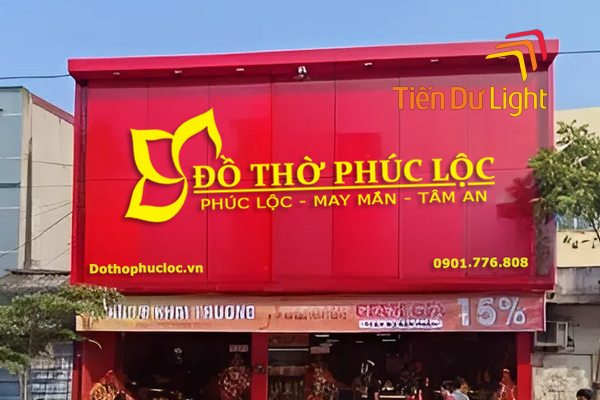 Biển quảng cáo đồ thờ alu đẹp, ấn tượng