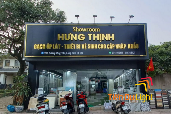 Biển quảng cáo chuẩn gu cho showroom gạch ốp lát