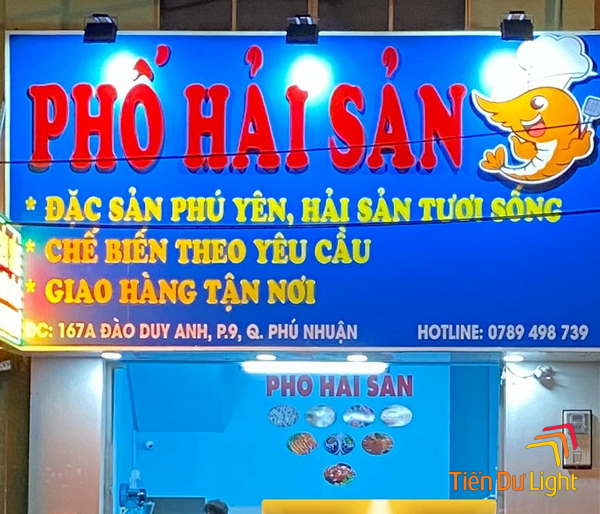 Đặc điểm của biển quảng cáo hải sản