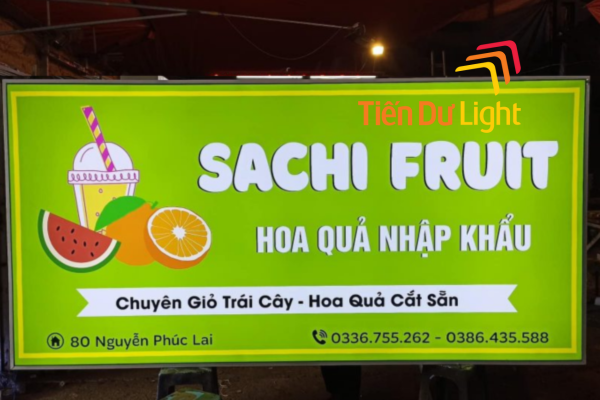Biển quảng cáo hộp đèn led
