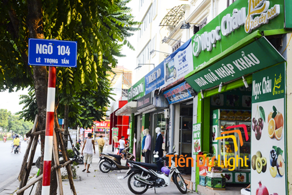 Mẫu biển quảng cáo hoa quả nhập khẩu đẹp