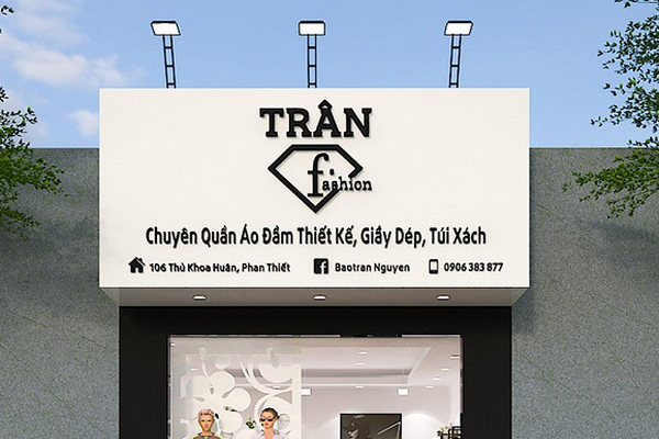 Thi công biển quảng cáo nên trắng chữ đen đẹp, sang trọng