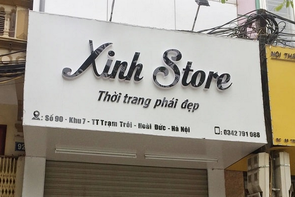 Ưu điểm của biển quảng cáo nền trắng chữ đen