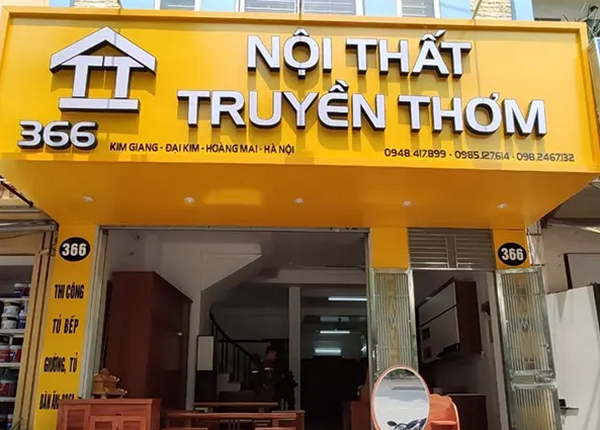 Đặc điểm của biển quảng cáo nội thất