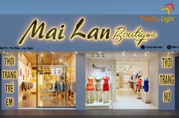 Đặc điểm của biển quảng cáo shop quần áo