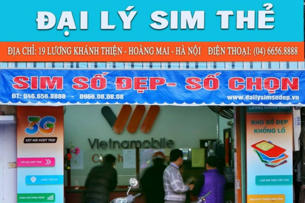 Làm biển quảng cáo sim thẻ tăng độ nhận diện thương hiệu