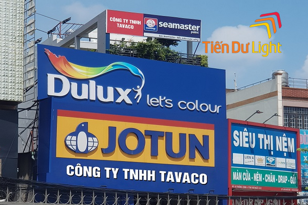 Biển quảng cáo son dulux đẹp, ấn tượng, bền bỉ
