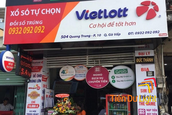 Mẫu biển quảng cáo vietlott đẹp, ấn tượng
