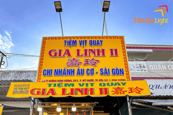 Mẫu biển quảng cáo vịt quay đẹp