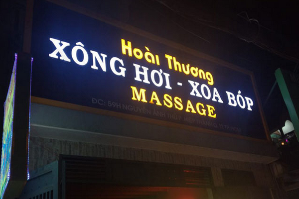 Tìm hiểu về biển quảng cáo xoa bóp bấm huyệt