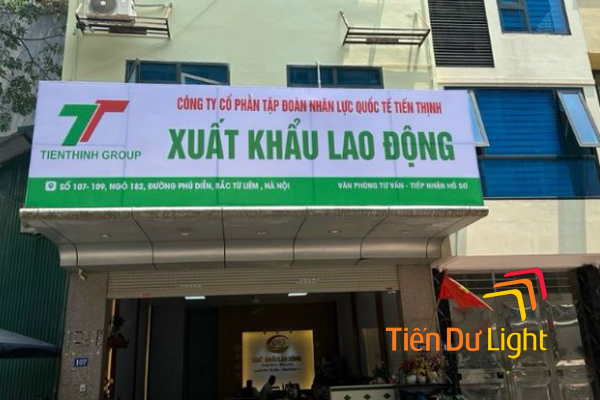 Thi công biển quảng cáo xuất khẩu lao động