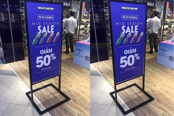 Biển standee sale