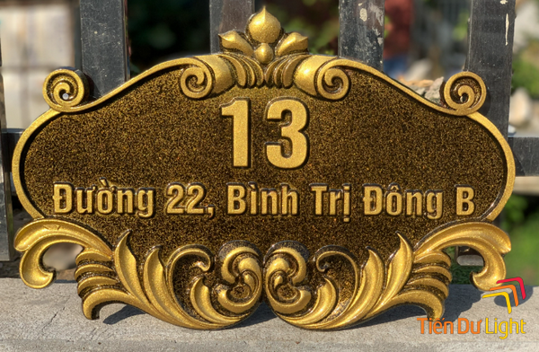 Tham khảo mẫu biển số nhà biệt thự