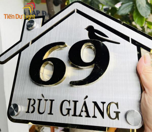 Biển số nhà độc đáo, ấn tượng 2025