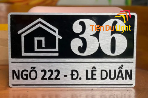 Tìm hiểu về biển số nhà hiện đại