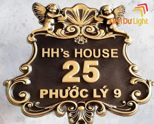 Tham khảo mẫu biển số nhà nhôm đúc