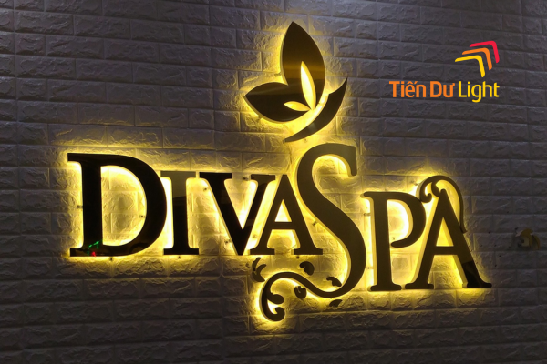 Biển spa chữ nổi đẹp