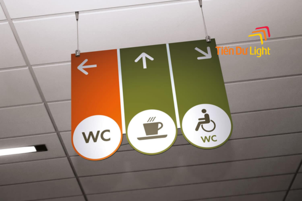 Biển thả trần mica