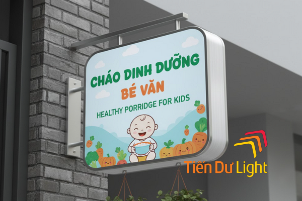 Tìm hiểu biển vẫy cháo dinh dưỡng đẹp