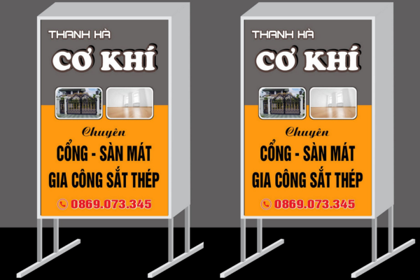 Biển vẫy cơ khí có kích thước nhỏ gọn